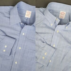 Brooks Brothers Traditional Fit Long Sleeve Button Shirt Bundle Mens 16.5 2/3